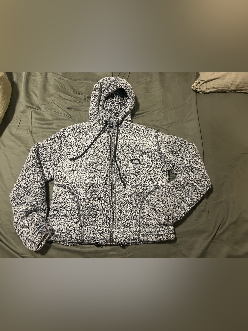 Rip Curl Black & White Sherpa Pullover Hoodie